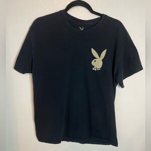 Playboy bunny T-shirt size large Black